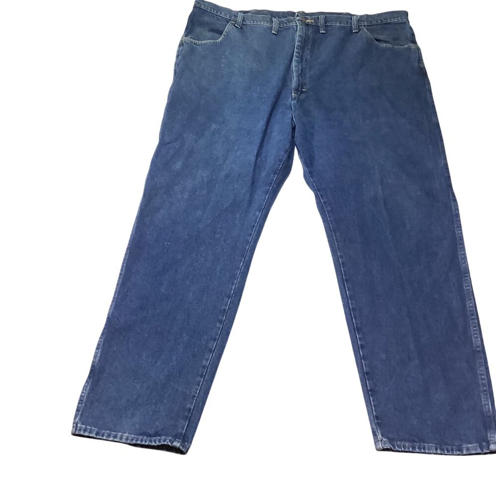 Maverick Men's Denim Blue Jeans Relaxed Fit Boot Cut Size 48X32 Pre-Owned Nice